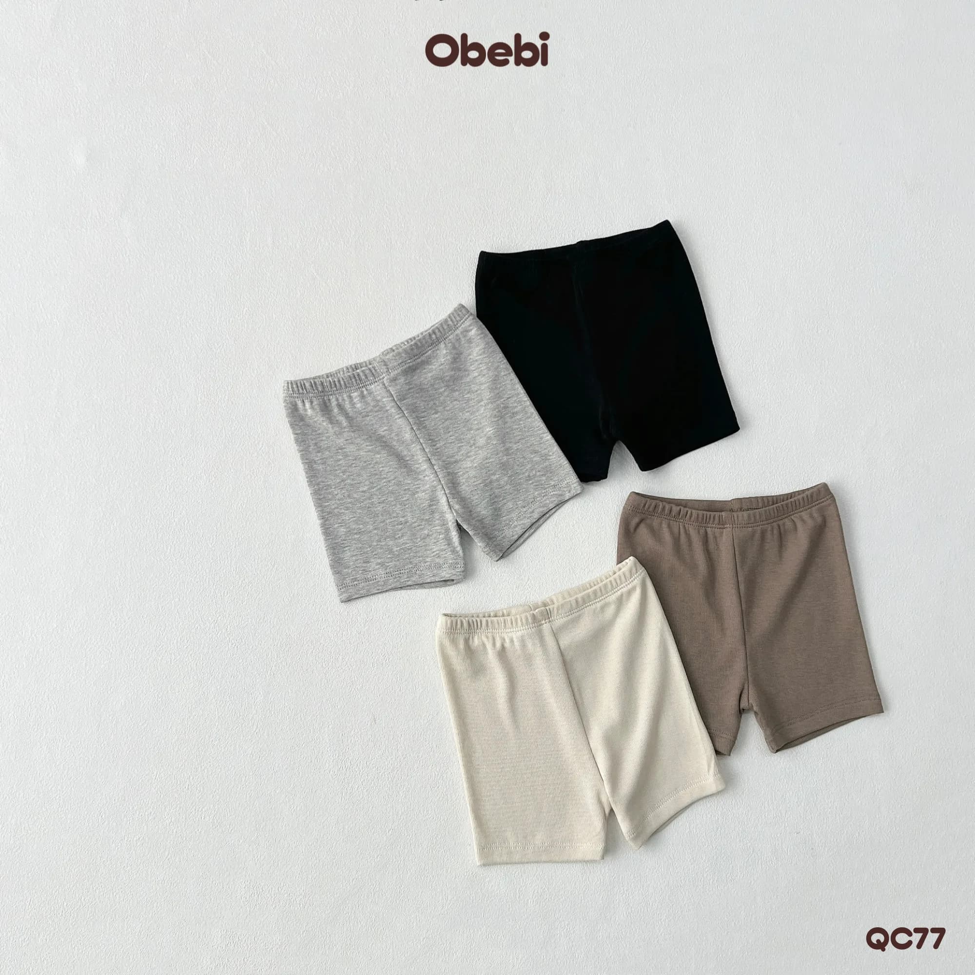QC77 – Quần Legging Vải Kháng Khuẩn, Chống Mạt Obebi