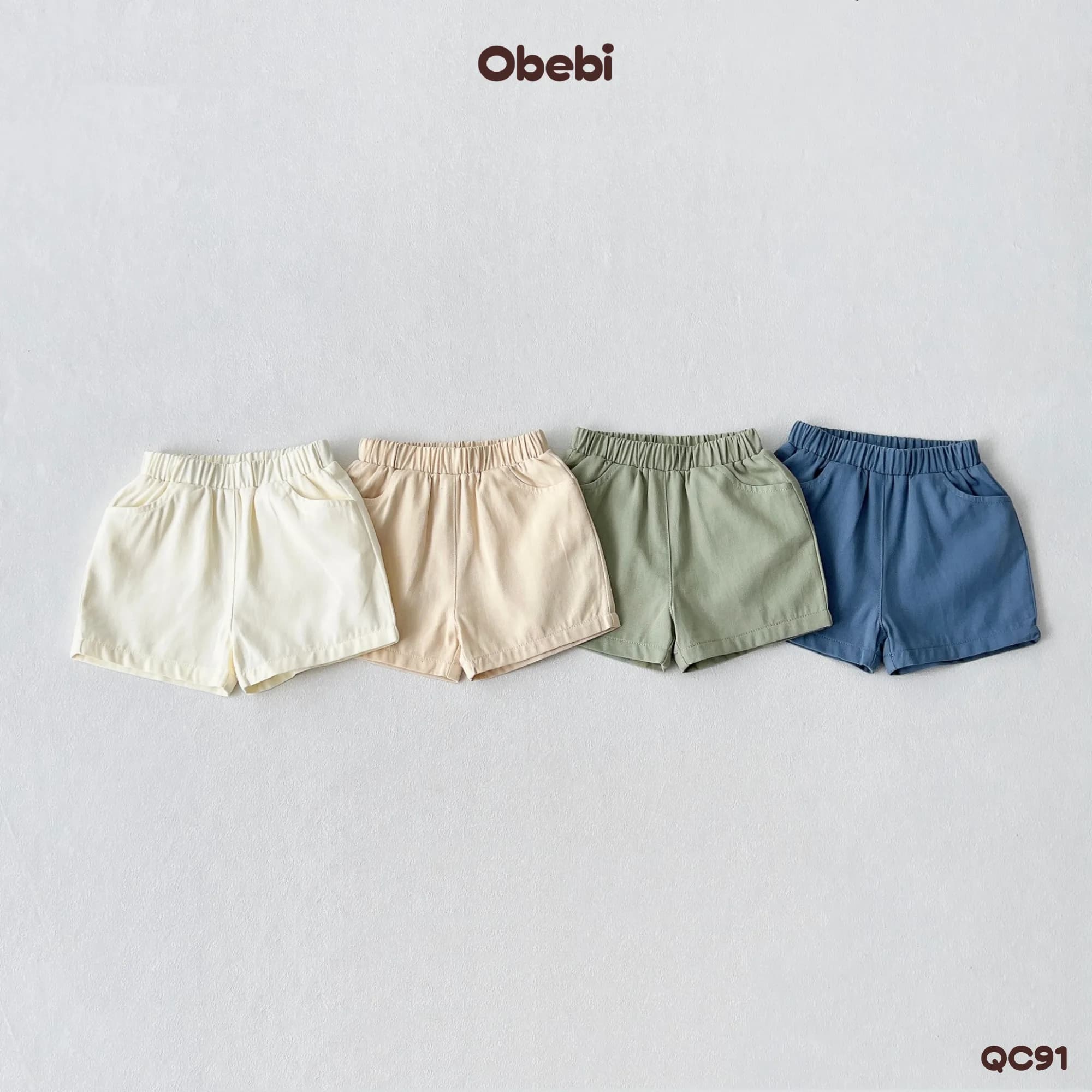 QC91 – Quần Đùi Trẻ Em Mùa Hè Obebi