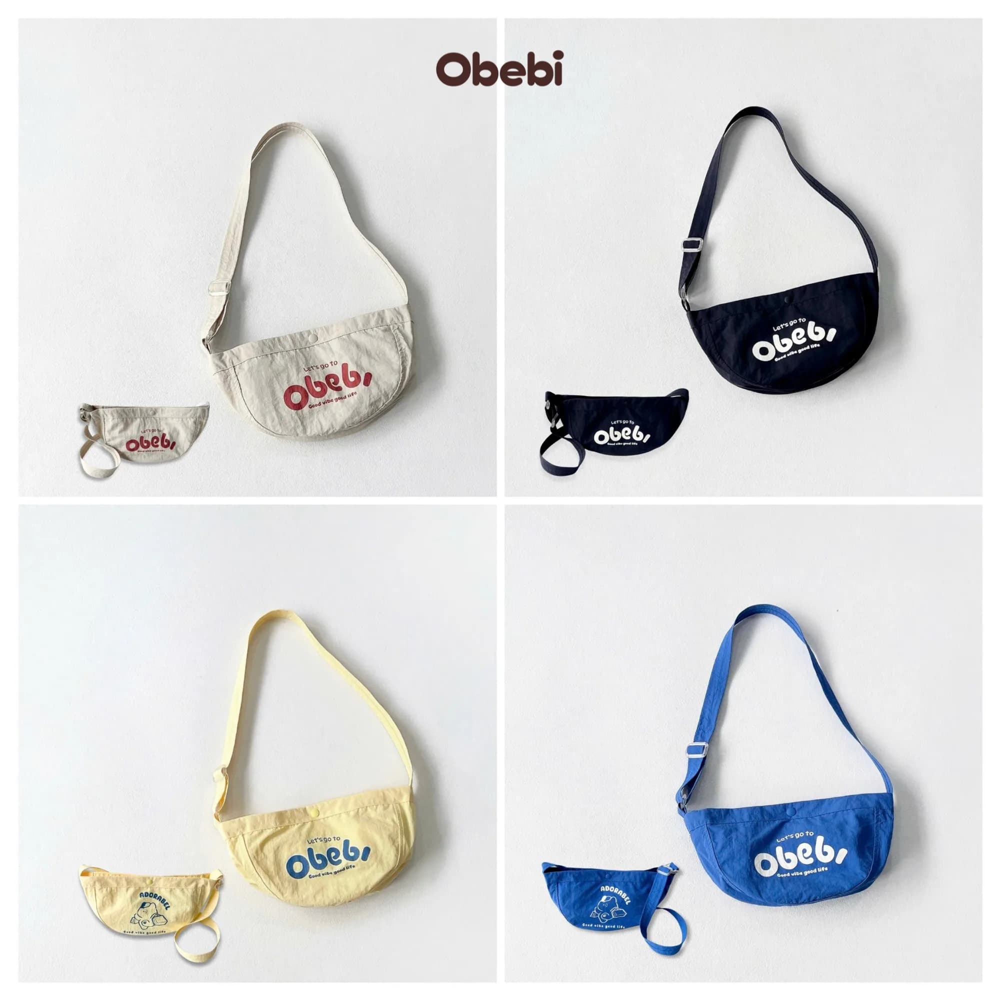 PK292 – Túi tote trẻ em thời trang vải gió chống nước ObebI Freesize