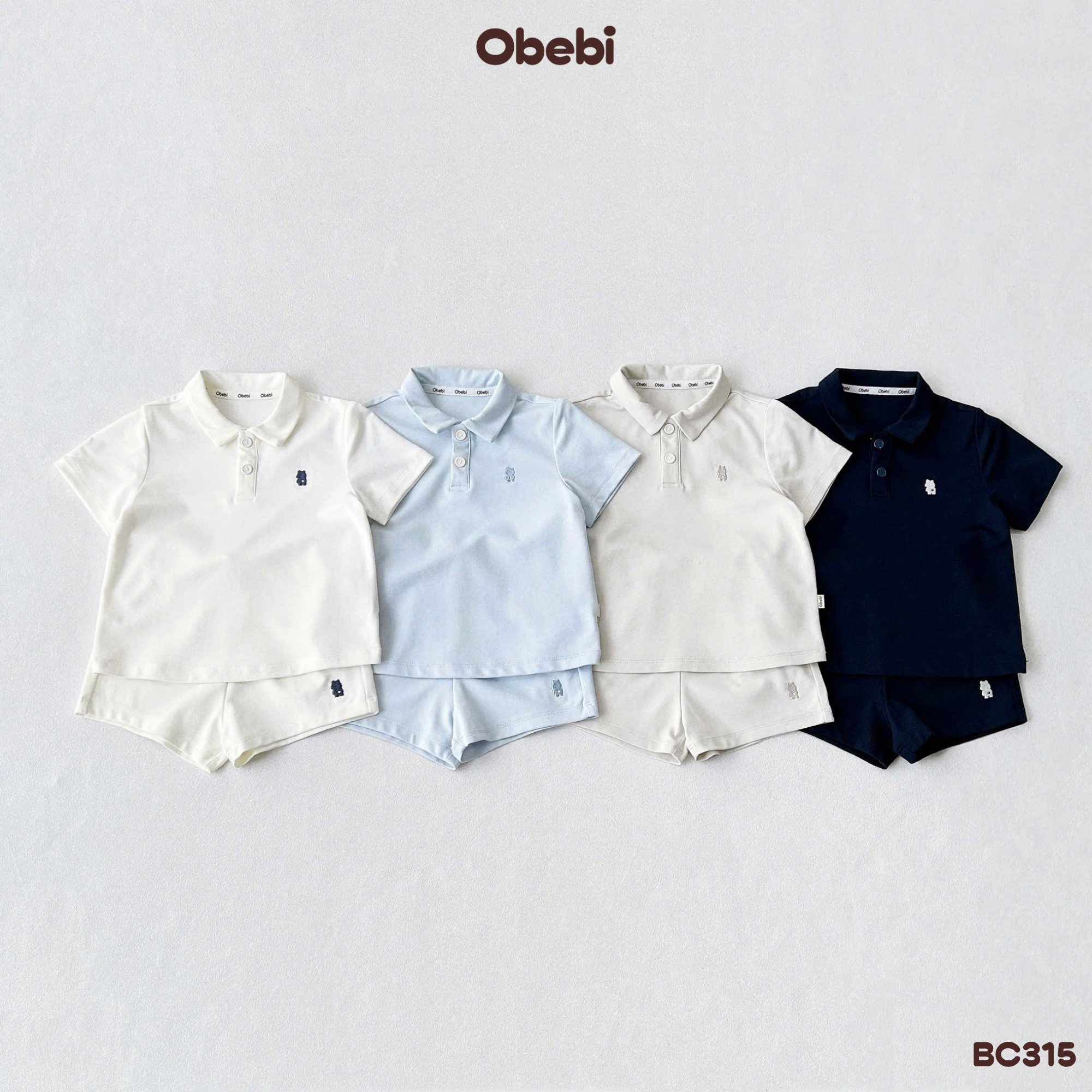 BC315 – Bộ polo mùa hè vải làm mát Obebi