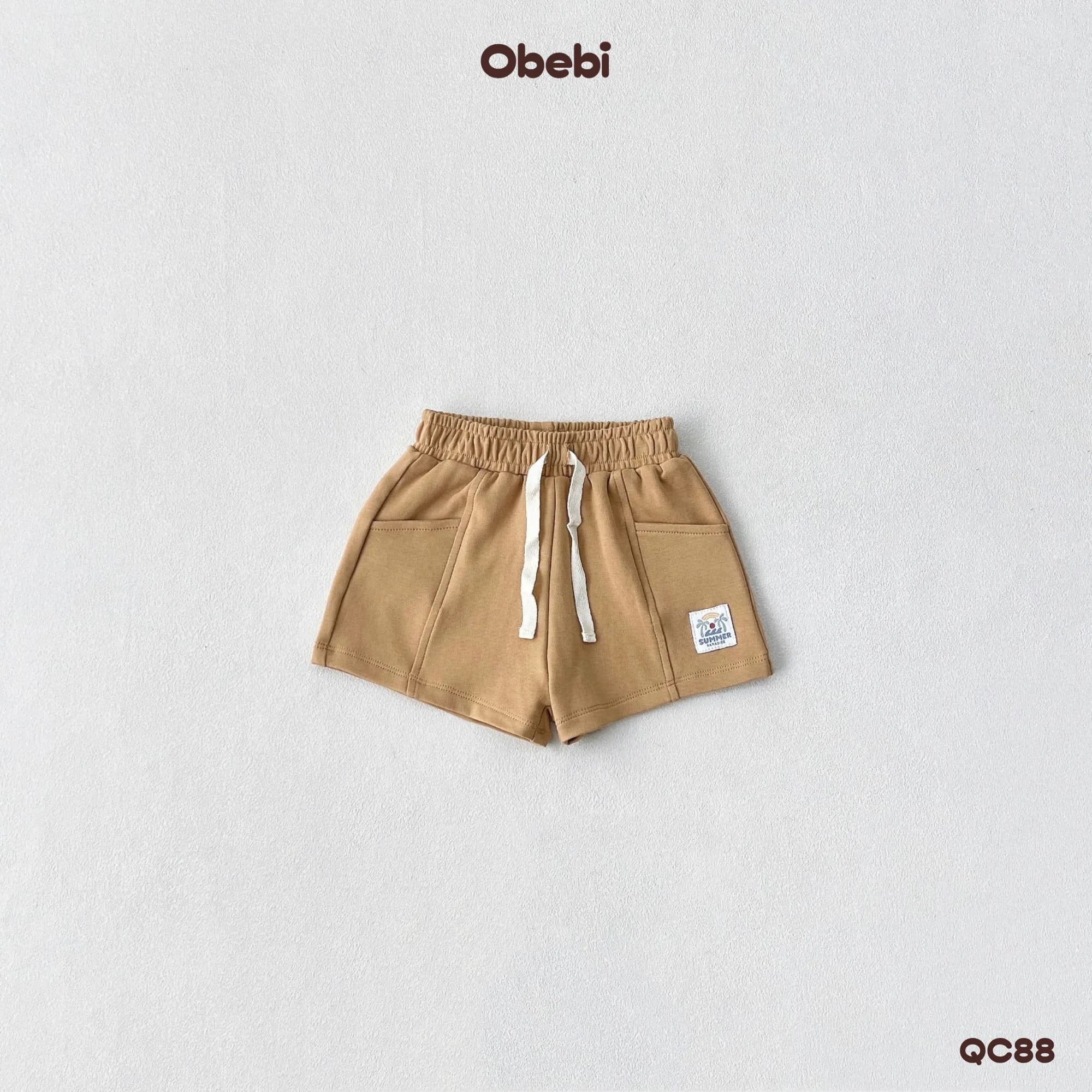 QC88 – Quần đùi trẻ em mùa hè khỏe khoắn Obebi